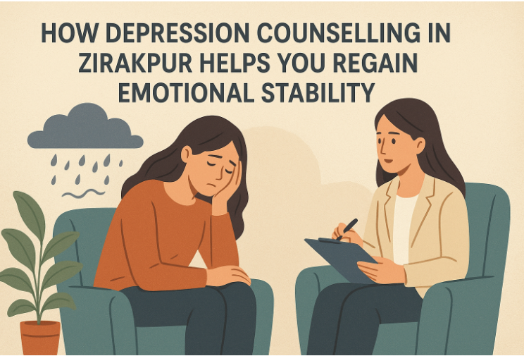 How Depression Counselling in Zirakpur Helps You Regain Emotional Stability